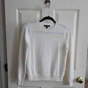 Banana Republic Women's Cream Crew Neck Sweater